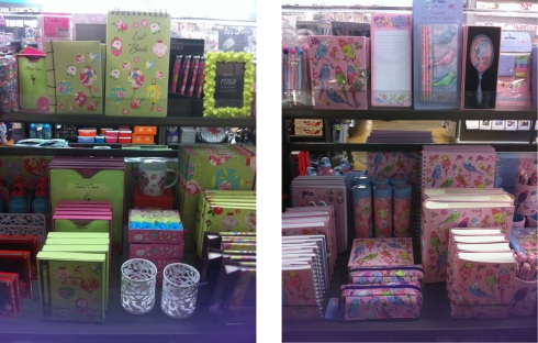 Paperchase sky lanterns collection display