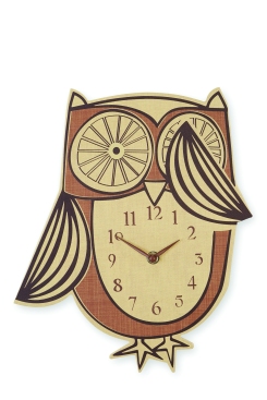 THREE OF A KIND Owl wall clock £16 Next