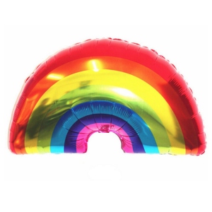 Giant rainbow foil balloon £3.50 (air or helium) Candleandcake.co.uk