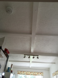 The kitchen ceiling before